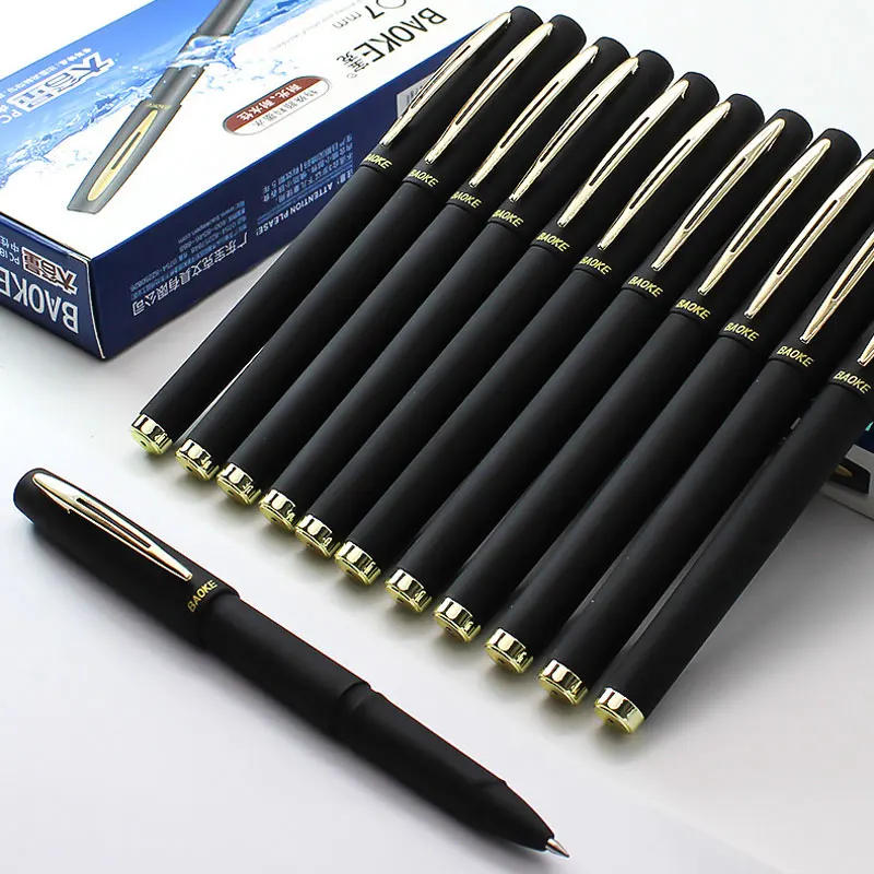 Office Stationery Supply Business - 大容量オフィスジェルペン、筆記、学校、ビジネス用品用の署名ペン、かわいい文房具、0.5mm、0.7mm、1.0mm