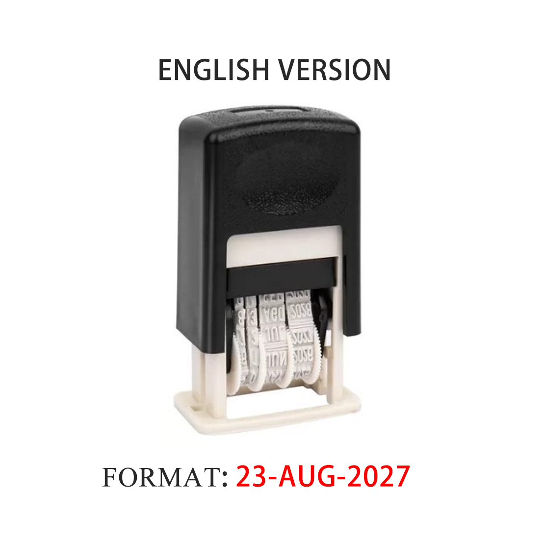 Self Inking Stamp - 紙、パッケージ、スクラップブッキング用の自動日付スタンプ
