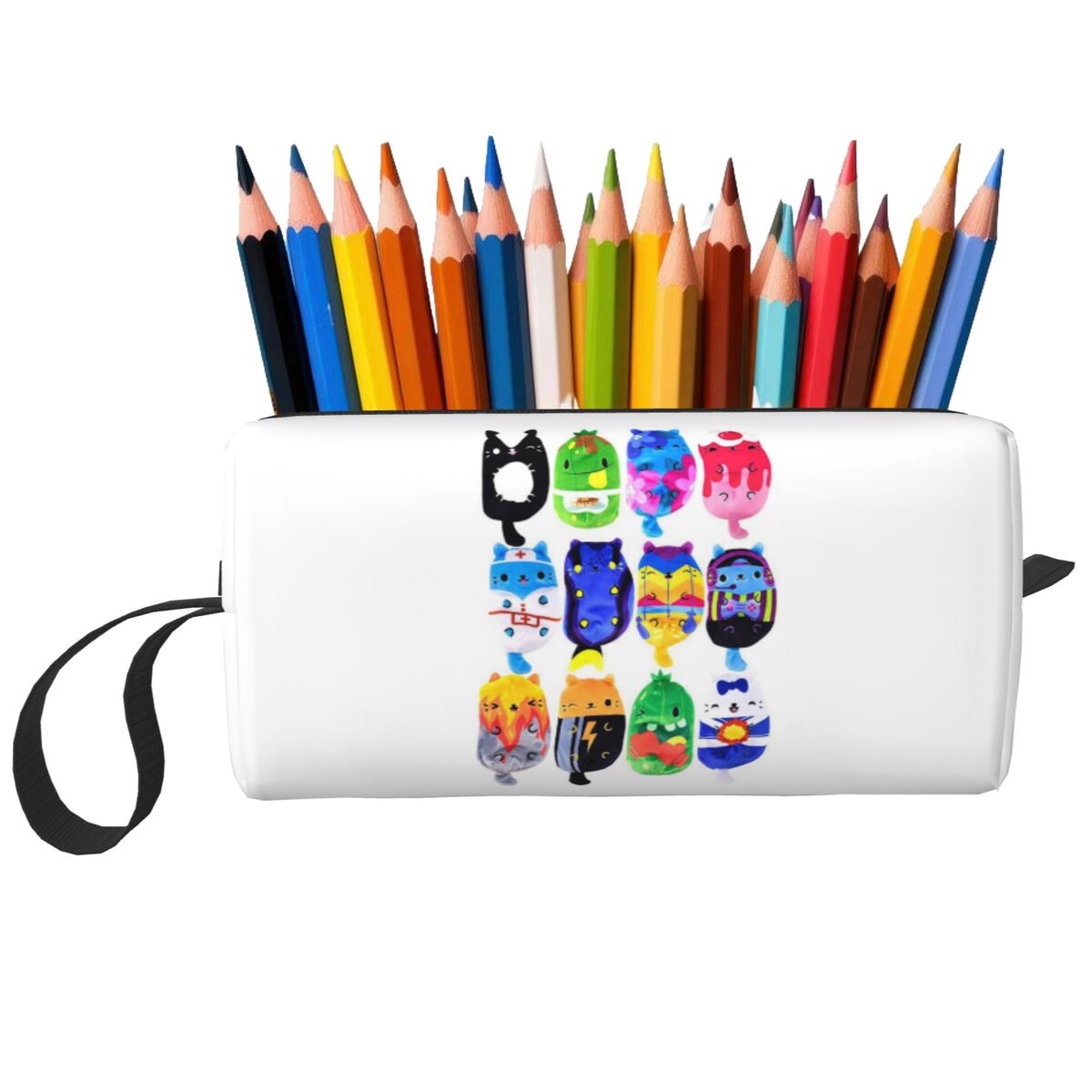 Office Supply Vs Stationery - キャッツVSピクルス ミステリーバッグ ぬいぐるみ詰め合わせスタイル ペンケース 子供用 ペンボックス