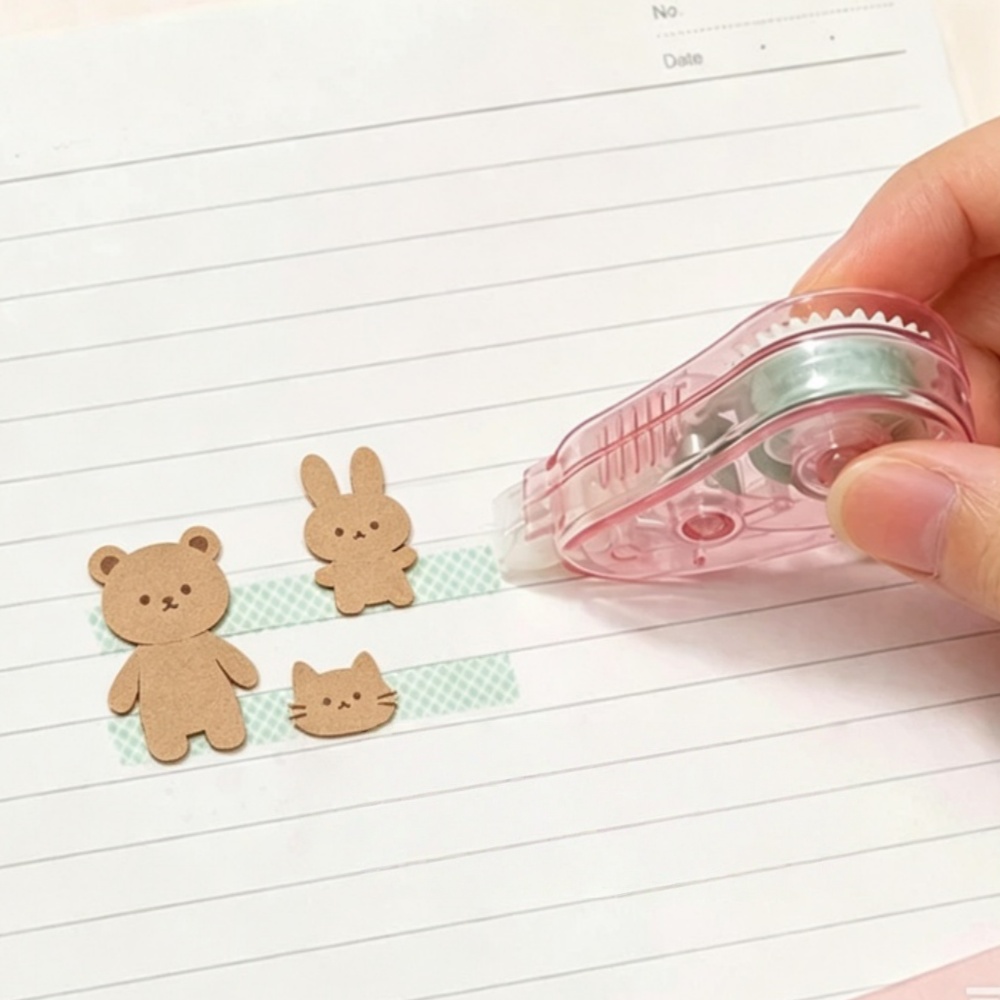 Glue Stick Pack - 両面粘着ドットグルーテープ 安全テープ 酸フリーファイルローラー オフィス用 ポータブル 学校学生用品