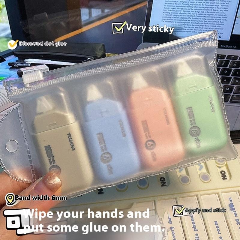 ホットセール-4個/1セット両面粘着ドットグルーテープ酸フリ - Glue Stick Pack のレビューと価格