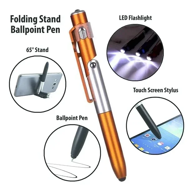 多機能おもちゃペン 4 in 1 折りたたみランプ 広告ギフ - Fountain Pen Ink のレビューと価格