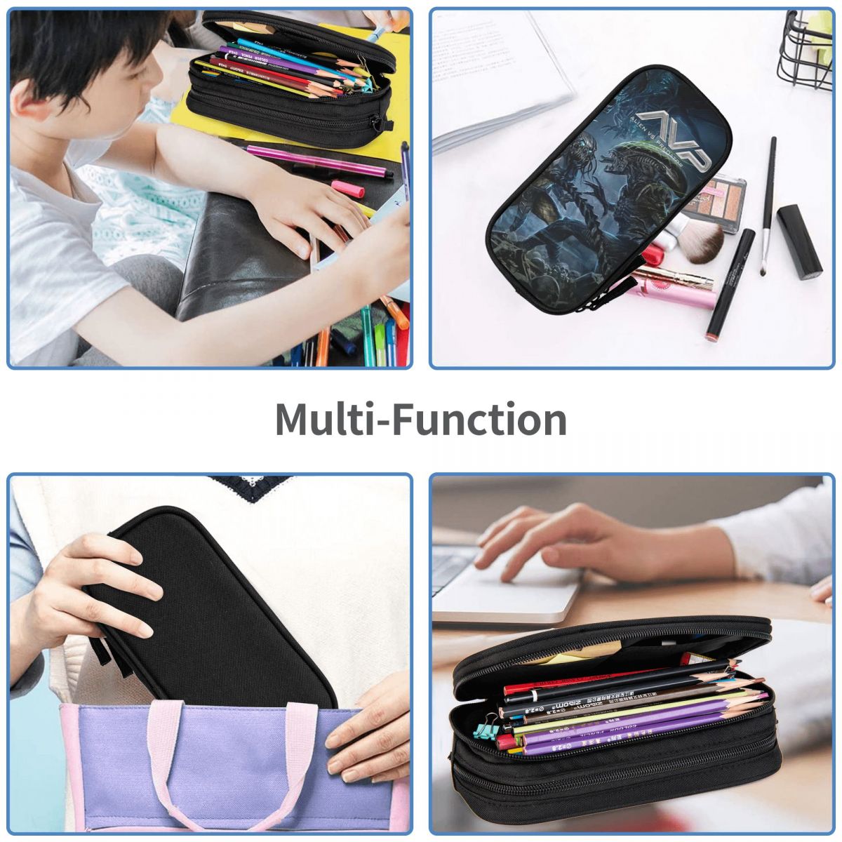 エイリアン vs プレデターゲーム鉛筆ケース子供用ギフトペン - Office Supply Vs Stationery のレビューと価格