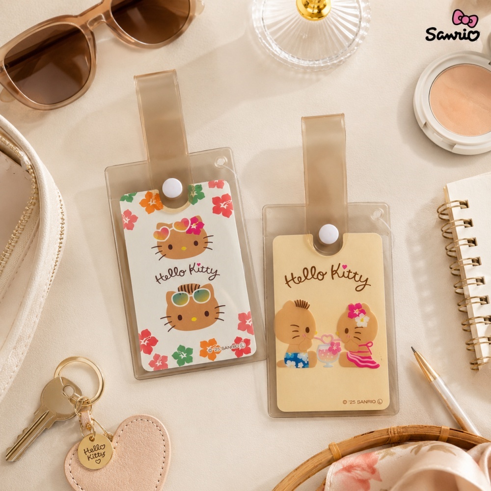 本物のサンリオ ハローキティ クリアカードホルダー 可愛い褐 - Tan Stationery & Office Supply のレビューと価格