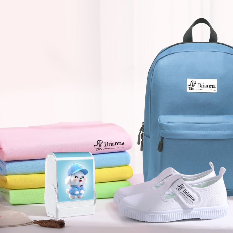 パーソナライズされたベビー服スタンプ、カスタム漫画名ラベルメ - Self Inking Stamp のレビューと価格
