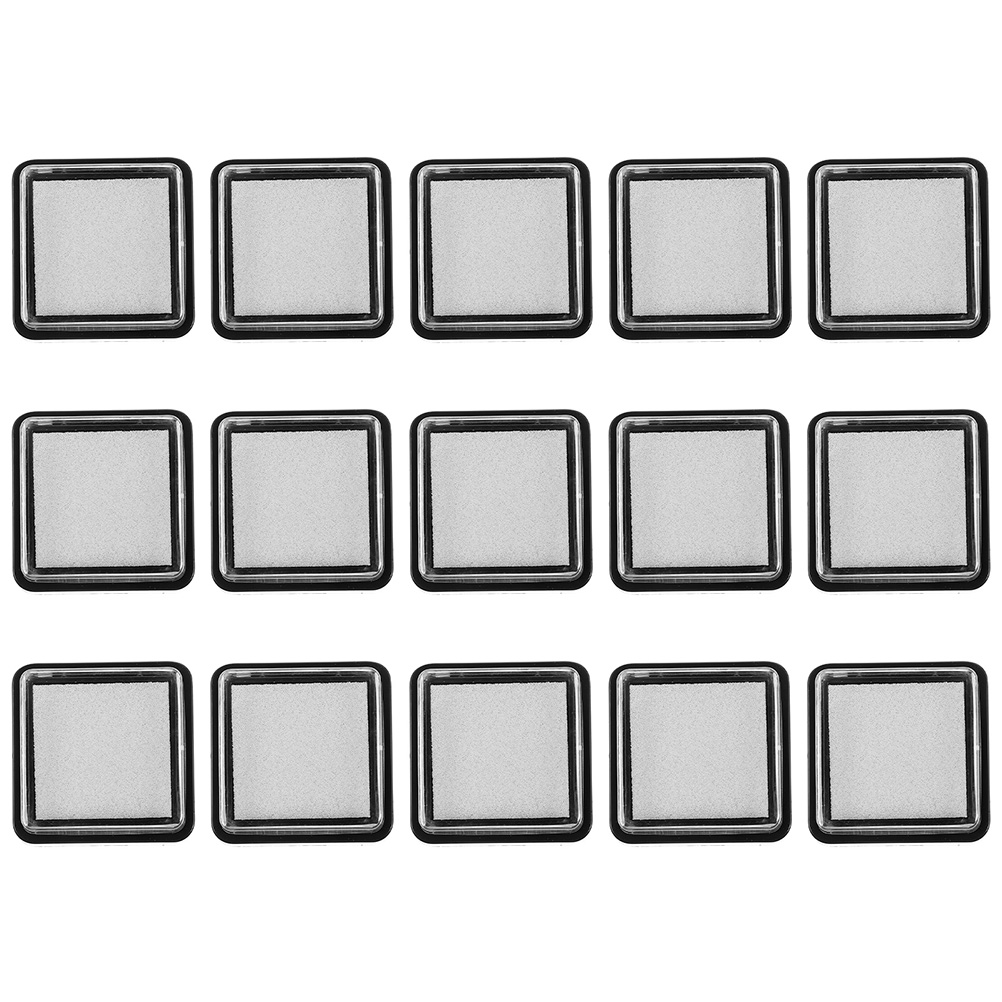 15 個インクパッドインクパッドブランク 3x3CM スタン - Self Inking Stamp のレビューと価格