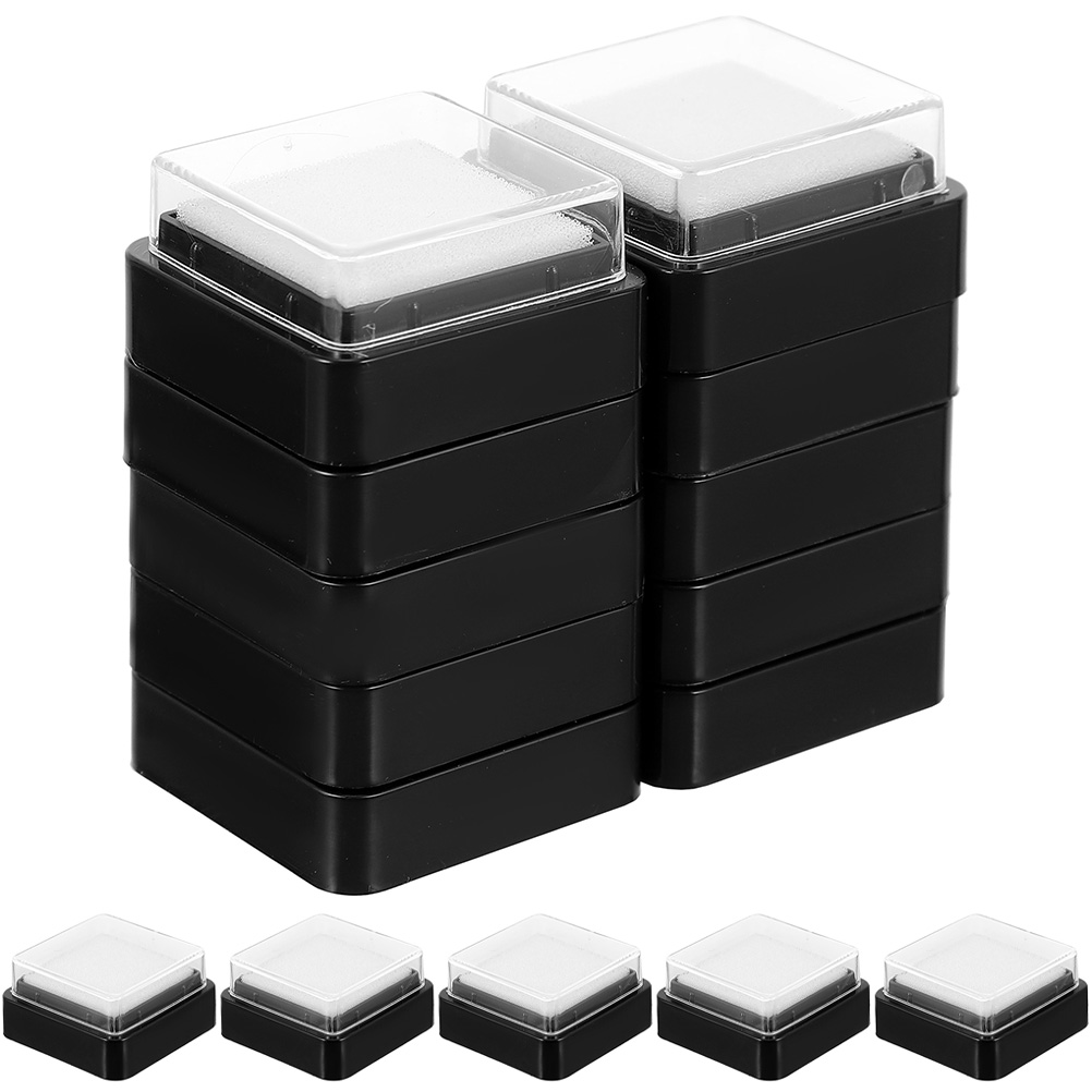 15 個インクパッドインクパッドブランク 3x3CM スタン - Self Inking Stamp のレビューと価格