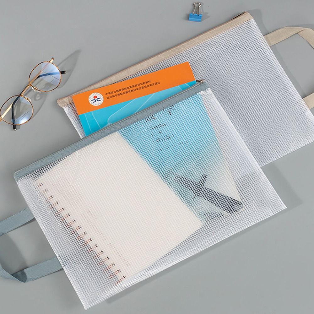 新しい二層A4収納袋メッシュ大容量ドキュメントバッグジッパー - Portfolio Folder Zip のレビューと価格