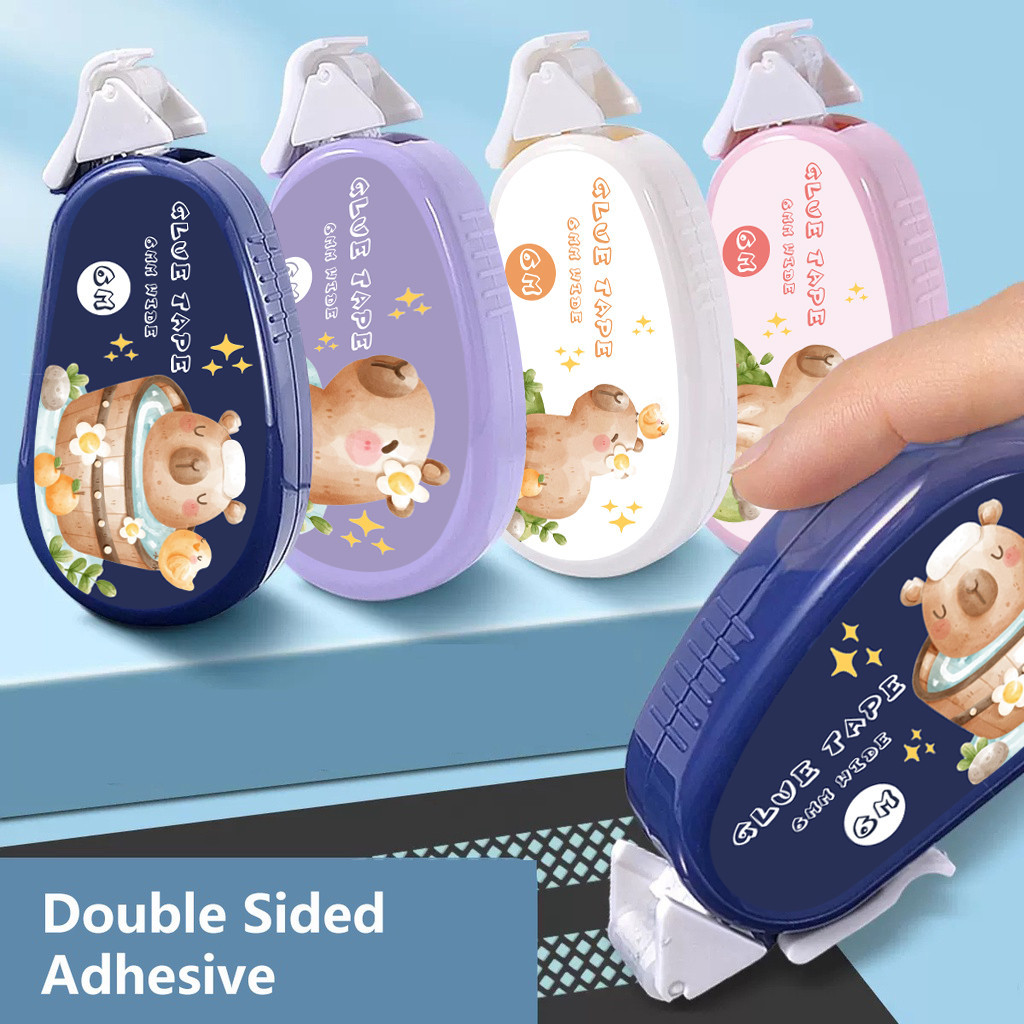 両面粘着ドットグルーテープ、かわいいカピバラ、DIYスクラッ - Glue Stick Pack のレビューと価格