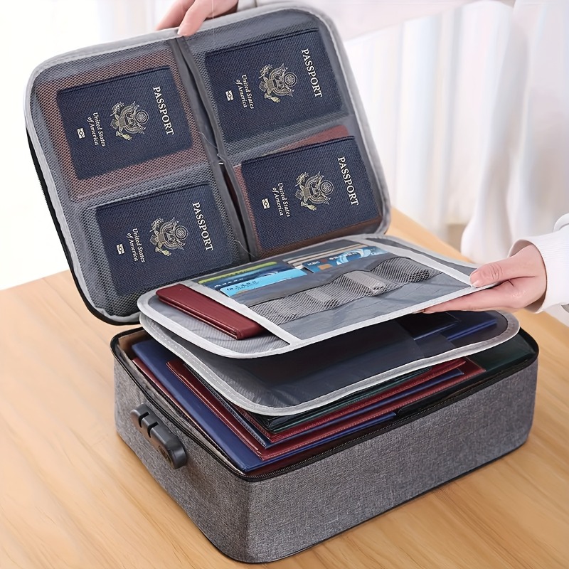 ロック可能なファイル収納バッグ、コンボロック付き3層ジッパー - Portfolio Folder Zip のレビューと価格
