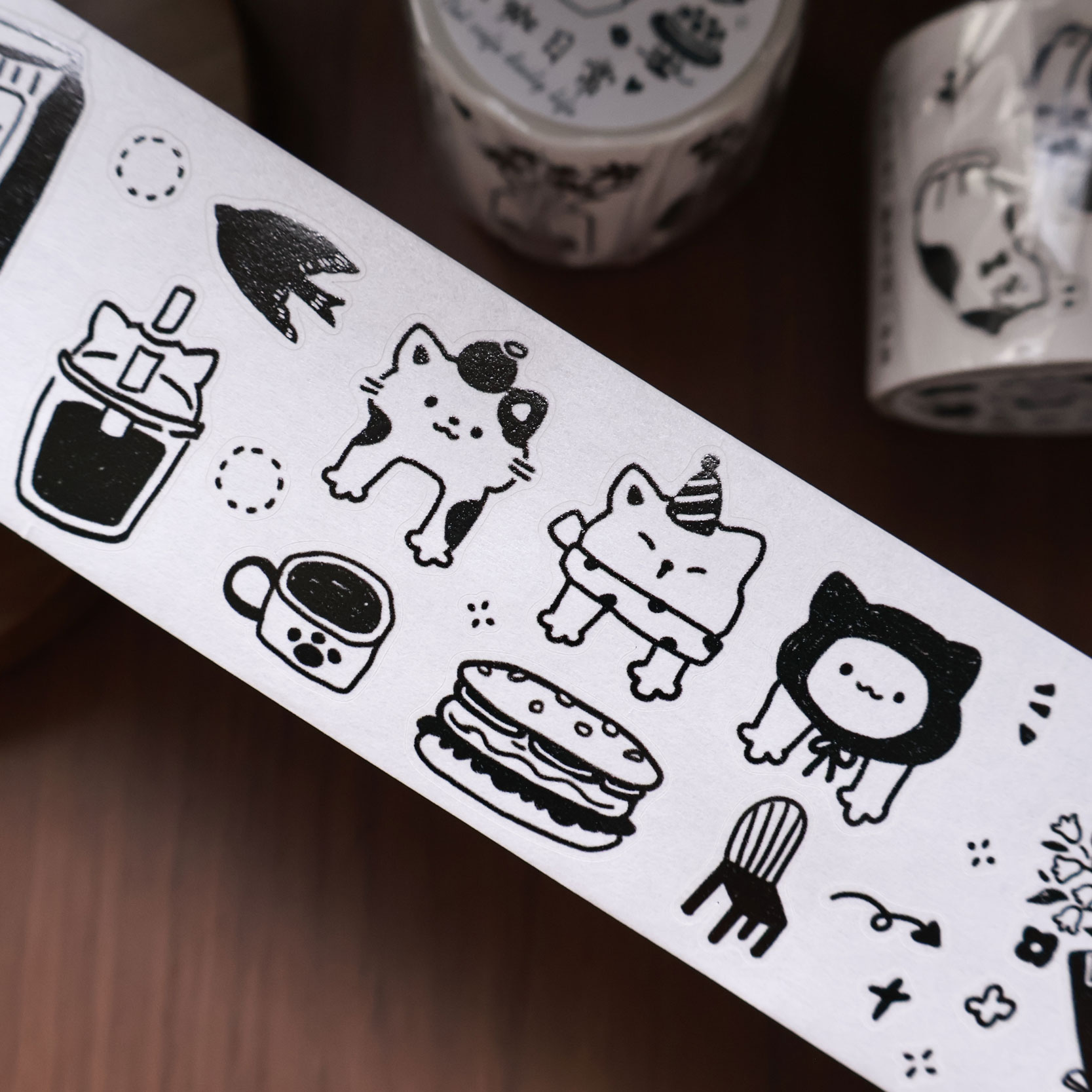 YiEr スタジオヴィンテージデイリー猫のコーヒーライフ和紙 - Washi Tape Set のレビューと価格