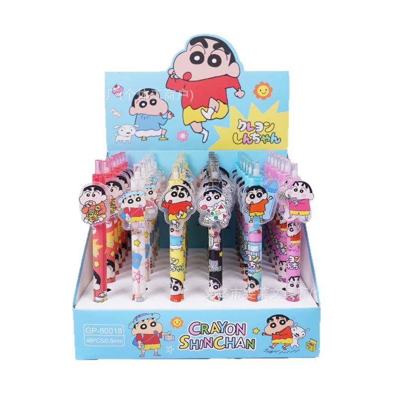 48 ピース/箱クレヨンしんちゃんポイントペン漫画インクゲル - Office Stationery And Supply のレビューと価格