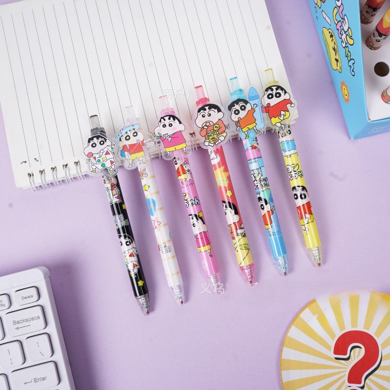 48 ピース/箱クレヨンしんちゃんポイントペン漫画インクゲル - Office Stationery And Supply のレビューと価格