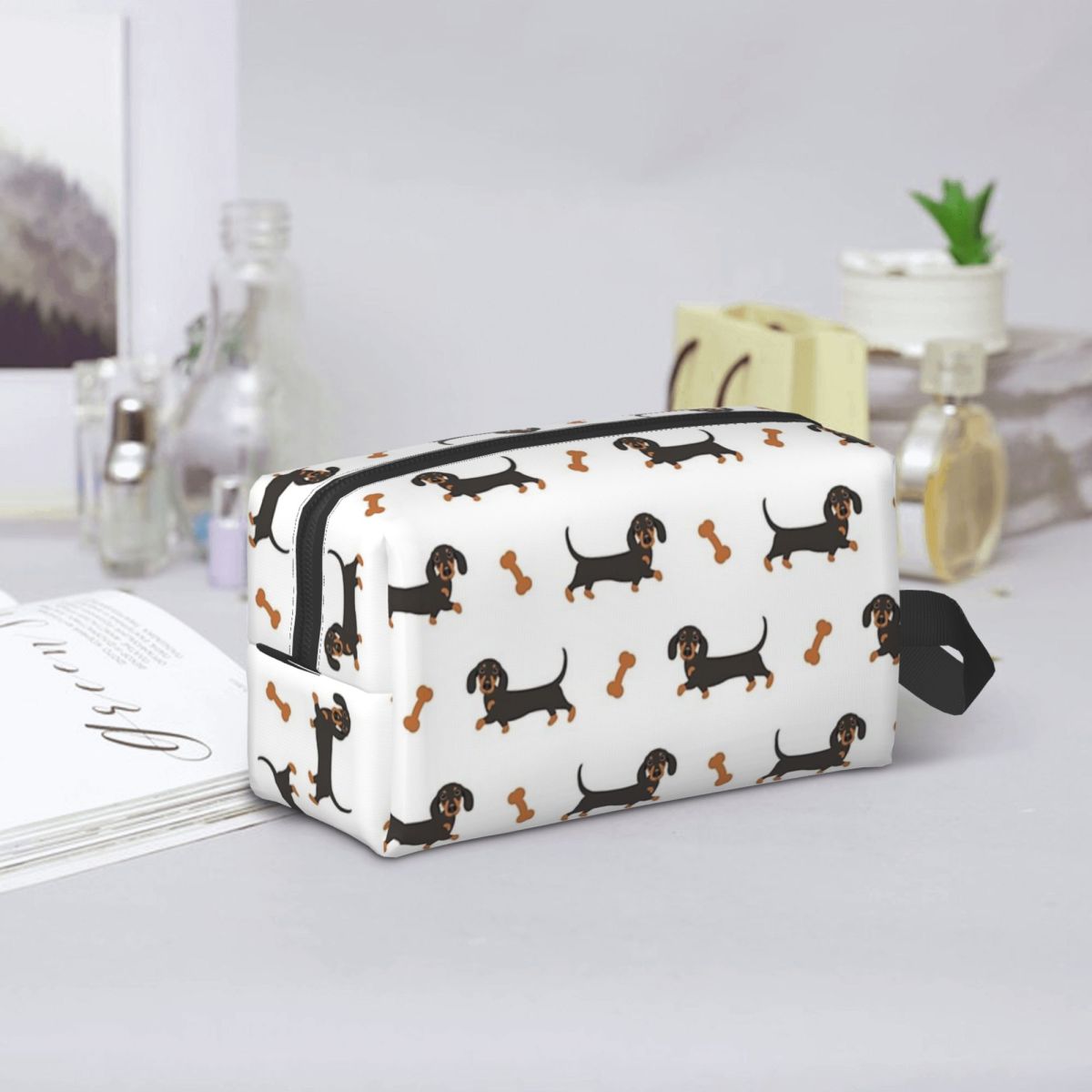 黒と茶色のダックスフントソーセージ犬ペンケース学校用ペンボッ - Tan Stationery & Office Supply のレビューと価格