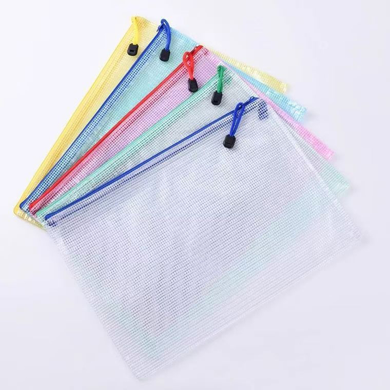 5 個文具収納フォルダーファイルメッシュジッパーポーチ A4 - Office Stationery And Supply のレビューと価格
