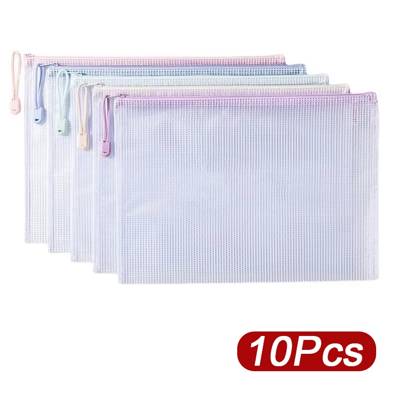 5-30 個ジッパーメッシュバッグ A4/A5 プラスチック - Office Stationery And Supply のレビューと価格