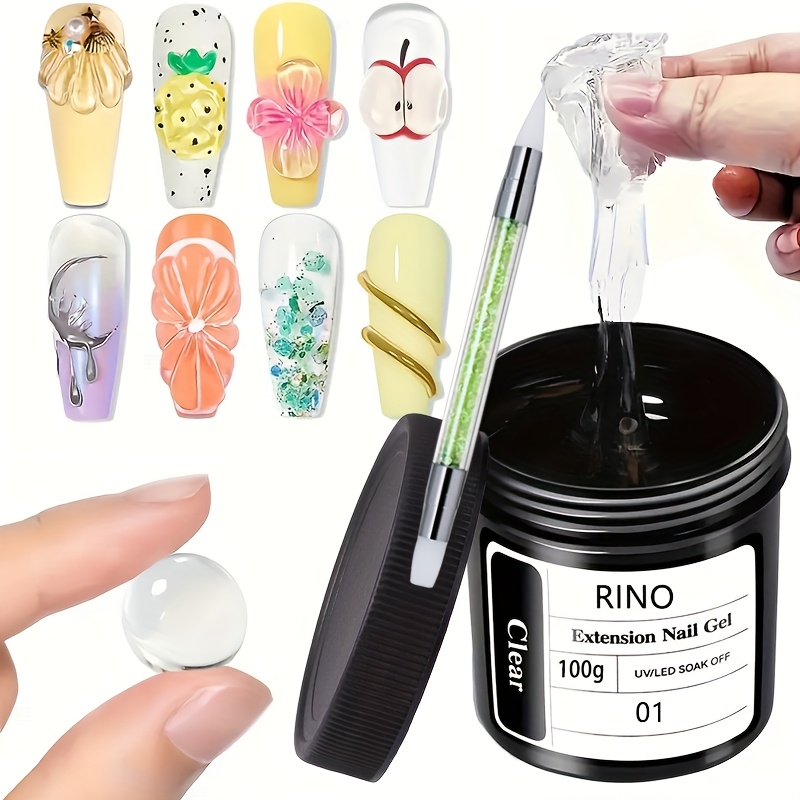 100gクリアノンスティックハンドエクステンションネイルジェ - Glue Stick Pack のレビューと価格