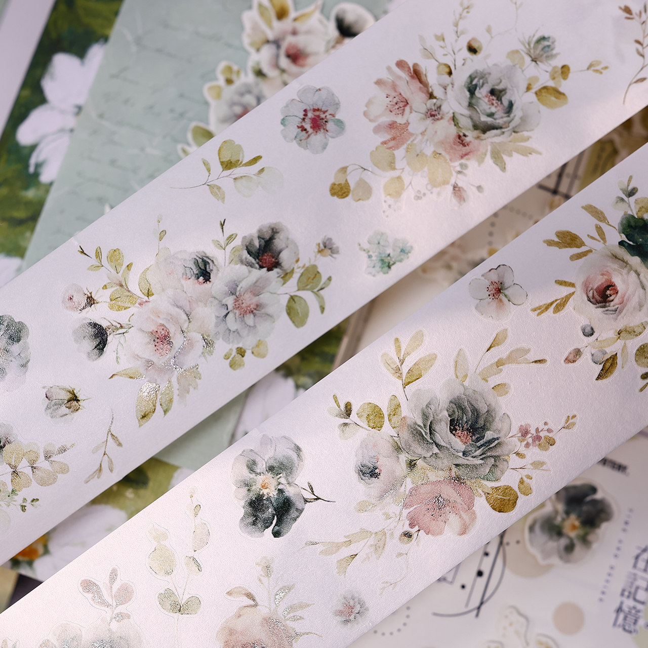 XiaoBaiJia スタジオヴィンテージソフトグリーンロー - Washi Tape Set のレビューと価格