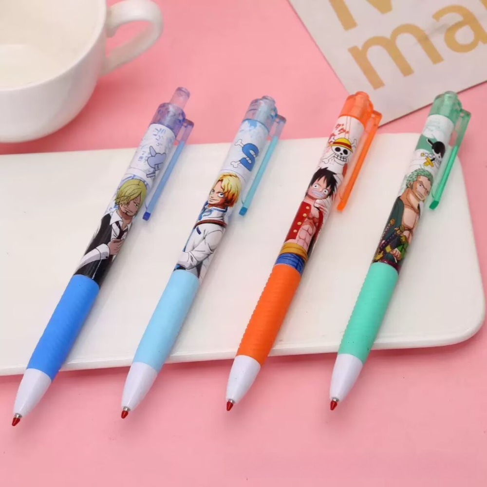 4/12/24 個アニメワンピース黒インクペンセット漫画ルフ - Gel Ink Pen Set のレビューと価格