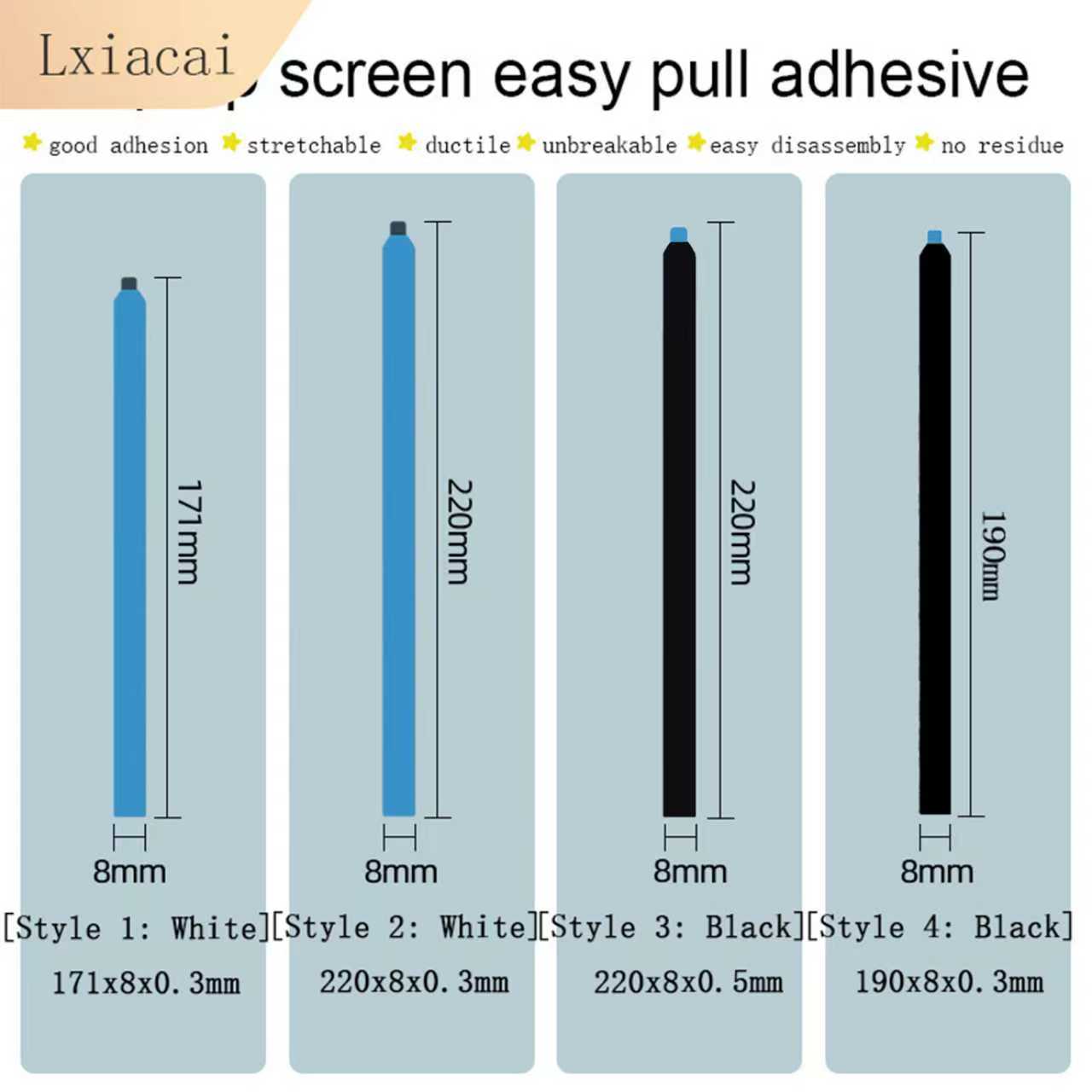 簡単に引っ張る接着剤ラップトップ画面 LCD テープディスプ - Glue Stick Pack のレビューと価格