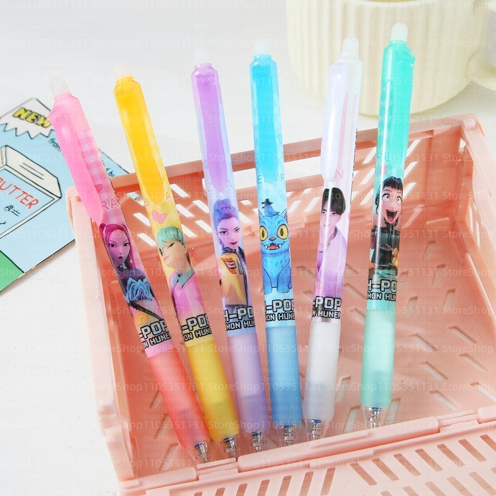 アニメガールグループ消せるペン格納式ゲルペンスムーズな書き心 - Gel Ink Pen Set のレビューと価格
