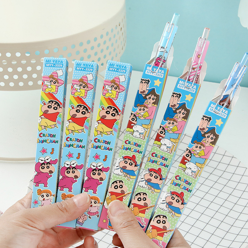 6 個漫画クレヨンしんちゃんゲルペン絶妙なブラインドボックス - Office Stationery And Supply のレビューと価格