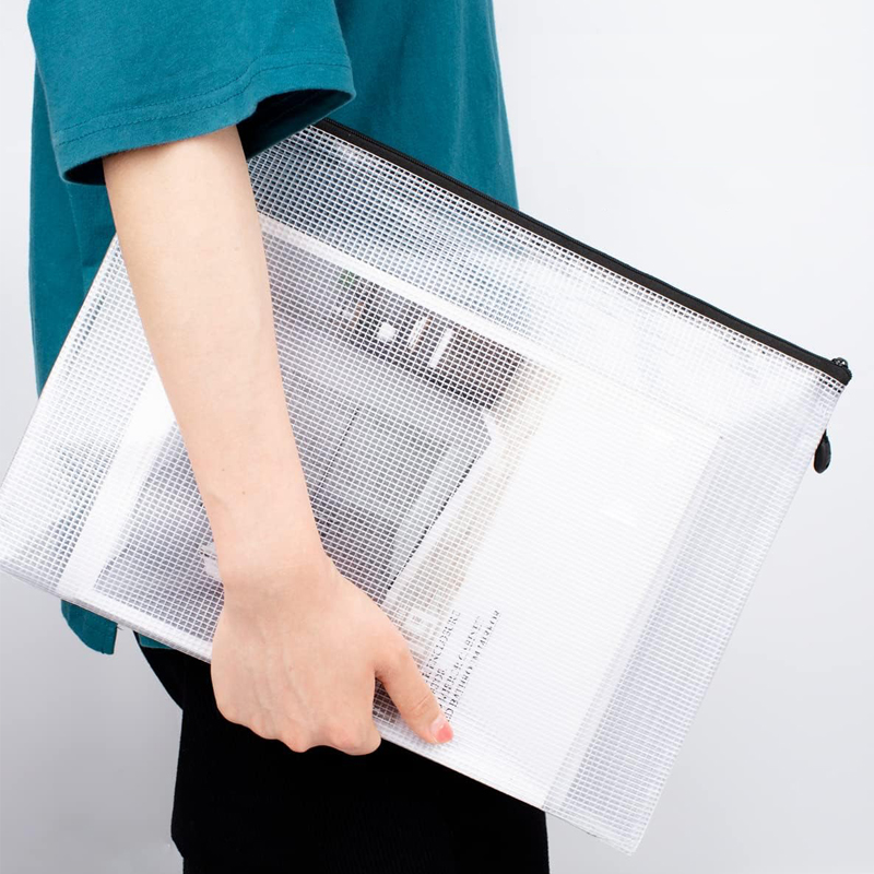 ジッパー付きメッシュ収納バッグ,ジッパー付き,防水,ファイル - Portfolio Folder Zip のレビューと価格