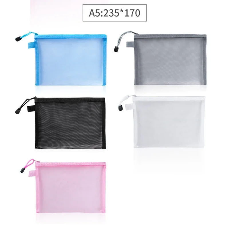 1 個 A4/A5/A6 メッシュジッパーポーチクリアドキュ - Portfolio Folder Zip のレビューと価格