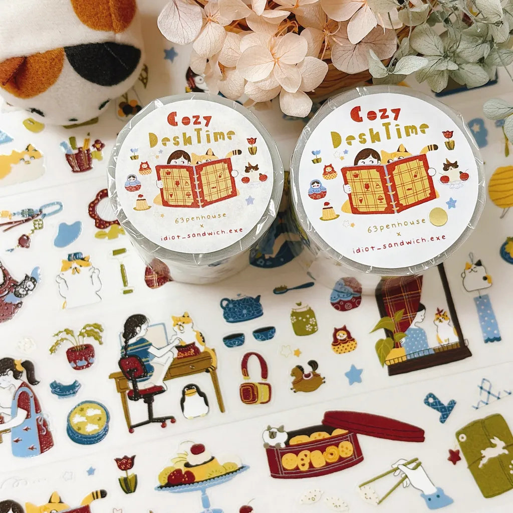 63penhouse ヴィンテージスターリーウィスパーコージ - Washi Tape Set のレビューと価格