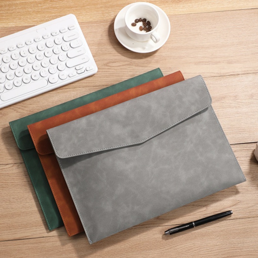 ファイルバッグ PU レザー アーカイブフォルダー 収納封筒 - Office Stationery Supply Business のレビューと価格