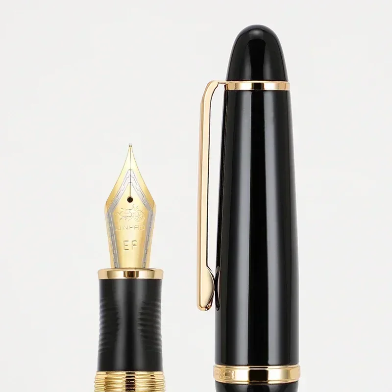 1/5 個 JINHAO X850 万年筆ブラックゴールド  - Office Stationery Supply Business のレビューと価格