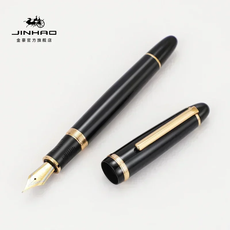 1/5 個 JINHAO X850 万年筆ブラックゴールド  - Office Stationery Supply Business のレビューと価格