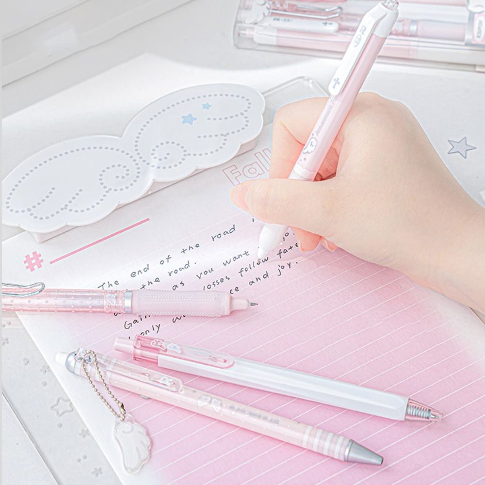 新高品質4本セット 0.5mm パールエンジェルジェルペンセ - Gel Ink Pen Set のレビューと価格